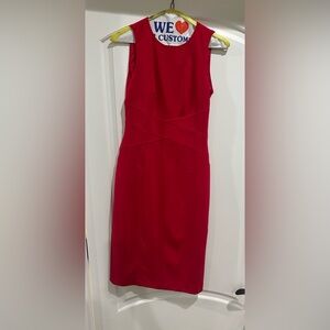 Vince Camuto Strapless Red Dress